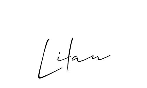 Once you've used our free online signature maker to create your best signature Allison_Script style, it's time to enjoy all of the benefits that Lilan name signing documents. Lilan signature style 2 images and pictures png