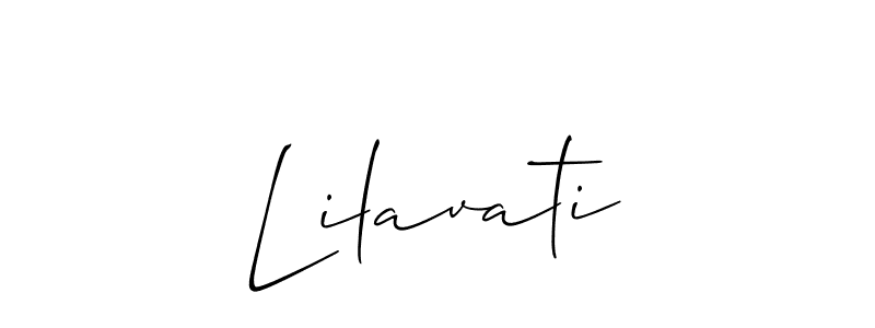 How to make Lilavati name signature. Use Allison_Script style for creating short signs online. This is the latest handwritten sign. Lilavati signature style 2 images and pictures png