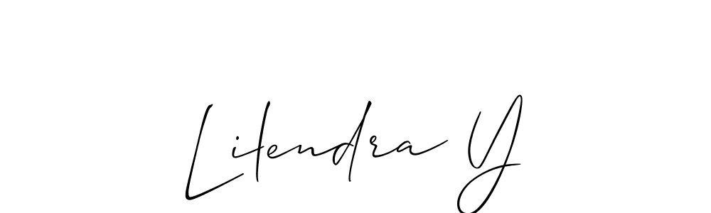 This is the best signature style for the Lilendra Y name. Also you like these signature font (Allison_Script). Mix name signature. Lilendra Y signature style 2 images and pictures png