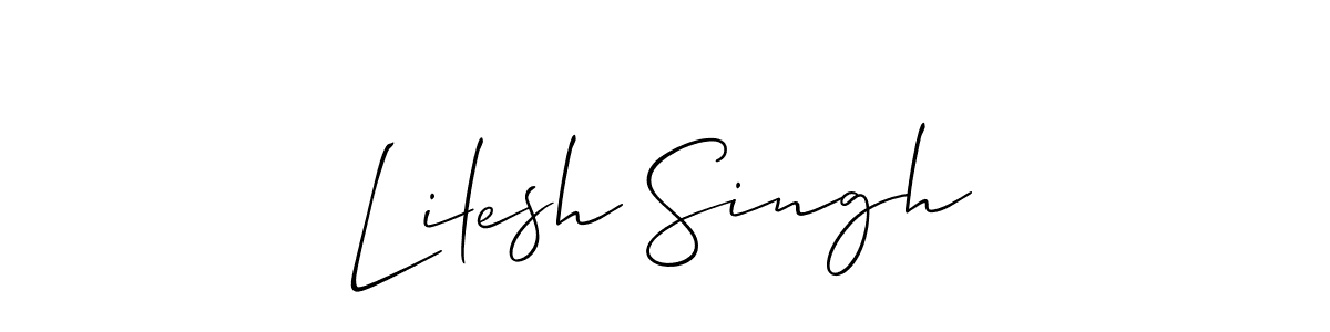 Once you've used our free online signature maker to create your best signature Allison_Script style, it's time to enjoy all of the benefits that Lilesh Singh name signing documents. Lilesh Singh signature style 2 images and pictures png