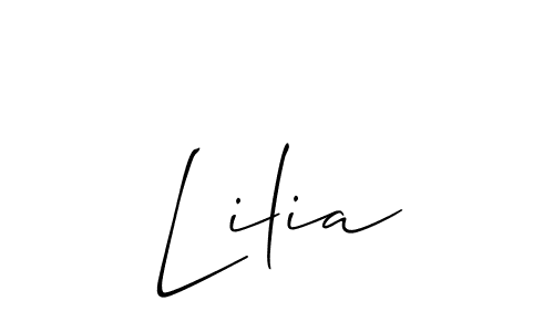 Check out images of Autograph of Lilia name. Actor Lilia Signature Style. Allison_Script is a professional sign style online. Lilia signature style 2 images and pictures png