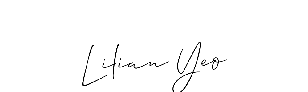Once you've used our free online signature maker to create your best signature Allison_Script style, it's time to enjoy all of the benefits that Lilian Yeo name signing documents. Lilian Yeo signature style 2 images and pictures png