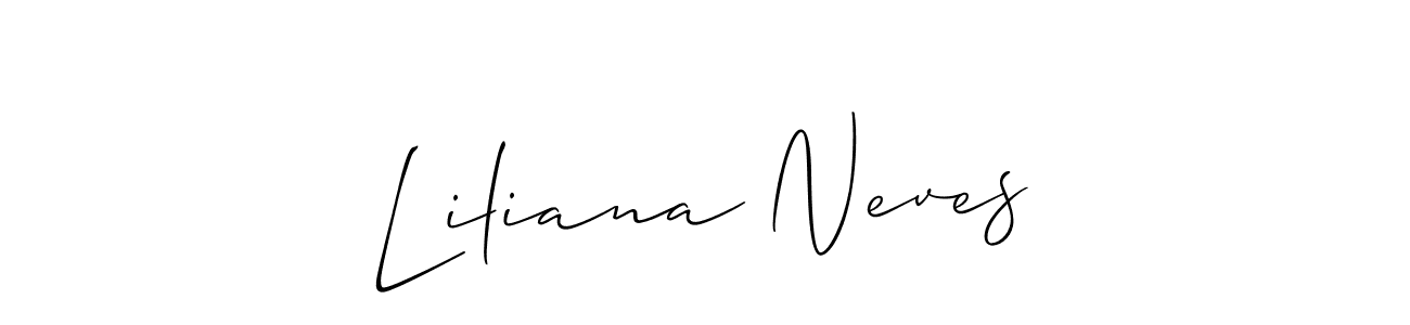You can use this online signature creator to create a handwritten signature for the name Liliana Neves. This is the best online autograph maker. Liliana Neves signature style 2 images and pictures png