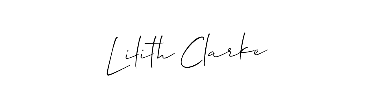 You can use this online signature creator to create a handwritten signature for the name Lilith Clarke. This is the best online autograph maker. Lilith Clarke signature style 2 images and pictures png