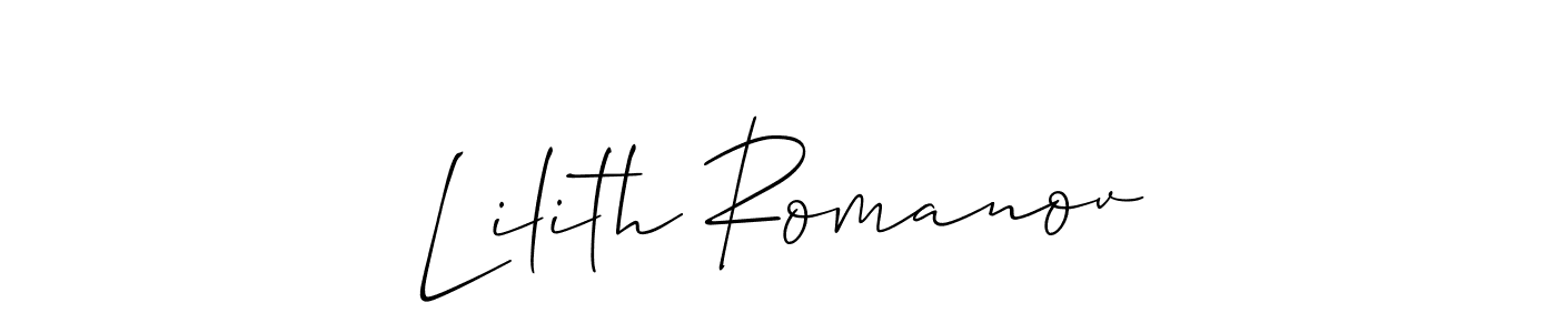 See photos of Lilith Romanov official signature by Spectra . Check more albums & portfolios. Read reviews & check more about Allison_Script font. Lilith Romanov signature style 2 images and pictures png