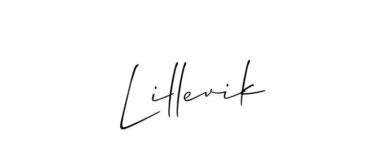 Also You can easily find your signature by using the search form. We will create Lillevik name handwritten signature images for you free of cost using Allison_Script sign style. Lillevik signature style 2 images and pictures png