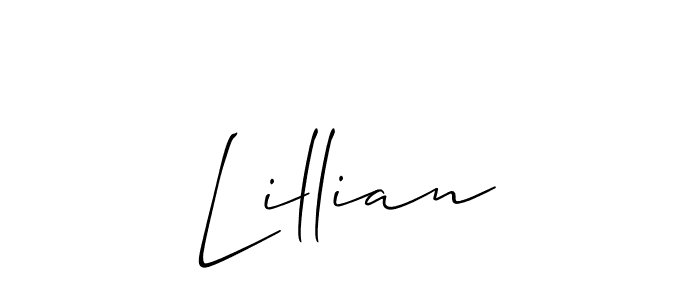 Lillian stylish signature style. Best Handwritten Sign (Allison_Script) for my name. Handwritten Signature Collection Ideas for my name Lillian. Lillian signature style 2 images and pictures png