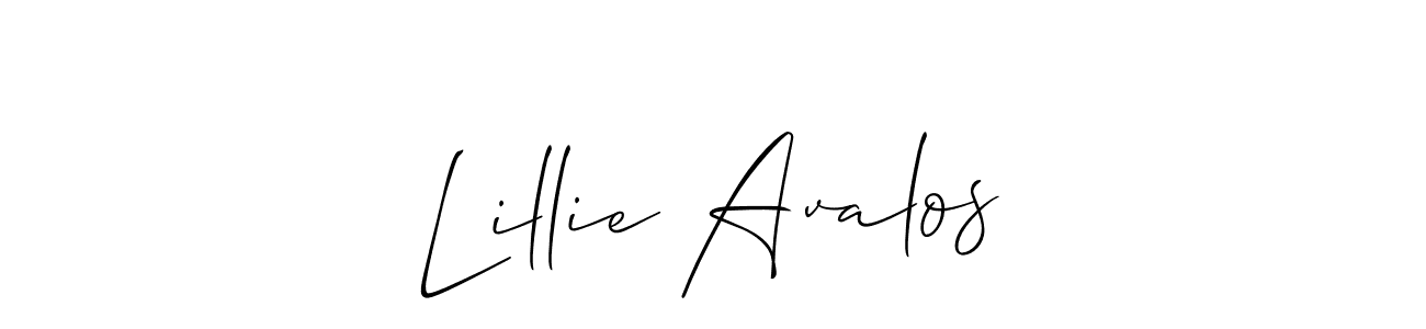 You can use this online signature creator to create a handwritten signature for the name Lillie Avalos. This is the best online autograph maker. Lillie Avalos signature style 2 images and pictures png