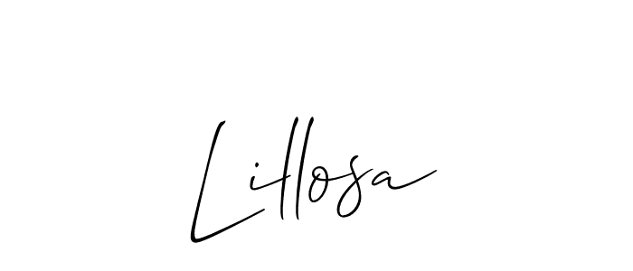 Check out images of Autograph of Lillosa name. Actor Lillosa Signature Style. Allison_Script is a professional sign style online. Lillosa signature style 2 images and pictures png