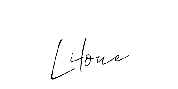 Here are the top 10 professional signature styles for the name Liloue. These are the best autograph styles you can use for your name. Liloue signature style 2 images and pictures png