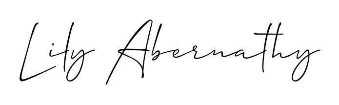 A dynamic signature style for Lily Abernathy using Allison_Script script. Designed to look authentic, handwritten, and professional. Lily Abernathy signature style 2 images and pictures png