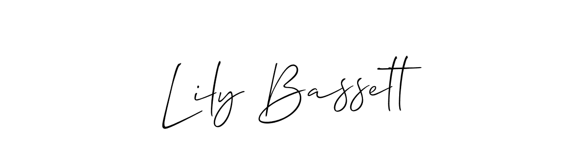 How to Draw Lily Bassett signature style? Allison_Script is a latest design signature styles for name Lily Bassett. Lily Bassett signature style 2 images and pictures png