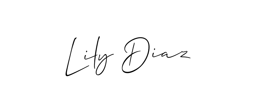 Check out images of Autograph of Lily Diaz name. Actor Lily Diaz Signature Style. Allison_Script is a professional sign style online. Lily Diaz signature style 2 images and pictures png