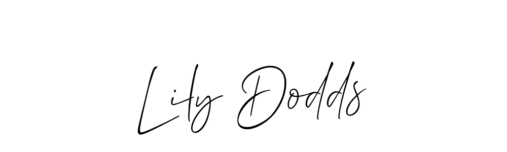 Also You can easily find your signature by using the search form. We will create Lily Dodds name handwritten signature images for you free of cost using Allison_Script sign style. Lily Dodds signature style 2 images and pictures png