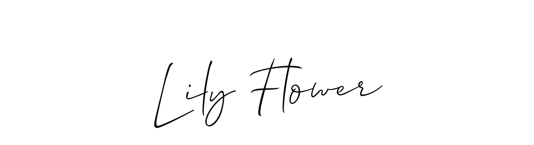 Also we have Lily Flower name is the best signature style. Create professional handwritten signature collection using Allison_Script autograph style. Lily Flower signature style 2 images and pictures png