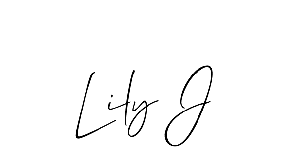 Once you've used our free online signature maker to create your best signature Allison_Script style, it's time to enjoy all of the benefits that Lily J name signing documents. Lily J signature style 2 images and pictures png