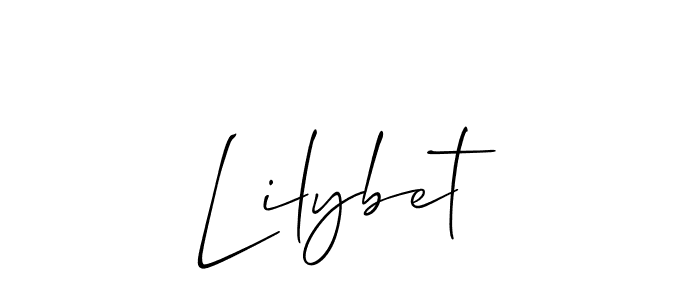 Once you've used our free online signature maker to create your best signature Allison_Script style, it's time to enjoy all of the benefits that Lilybet name signing documents. Lilybet signature style 2 images and pictures png