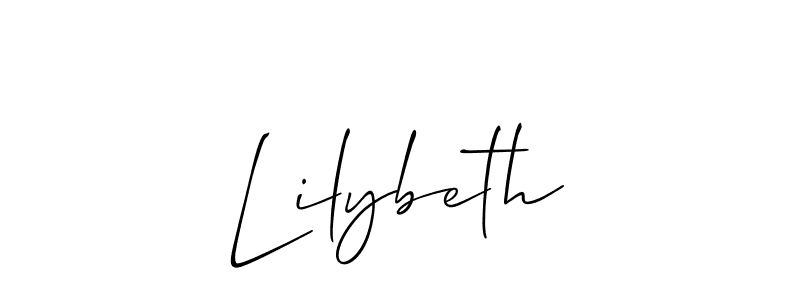 It looks lik you need a new signature style for name Lilybeth. Design unique handwritten (Allison_Script) signature with our free signature maker in just a few clicks. Lilybeth signature style 2 images and pictures png