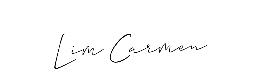 Once you've used our free online signature maker to create your best signature Allison_Script style, it's time to enjoy all of the benefits that Lim Carmen name signing documents. Lim Carmen signature style 2 images and pictures png