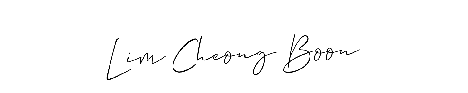 Best and Professional Signature Style for Lim Cheong Boon. Allison_Script Best Signature Style Collection. Lim Cheong Boon signature style 2 images and pictures png