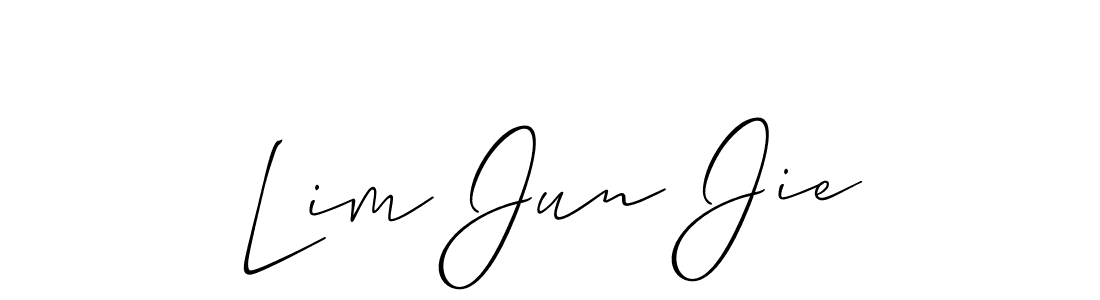 Check out images of Autograph of Lim Jun Jie name. Actor Lim Jun Jie Signature Style. Allison_Script is a professional sign style online. Lim Jun Jie signature style 2 images and pictures png