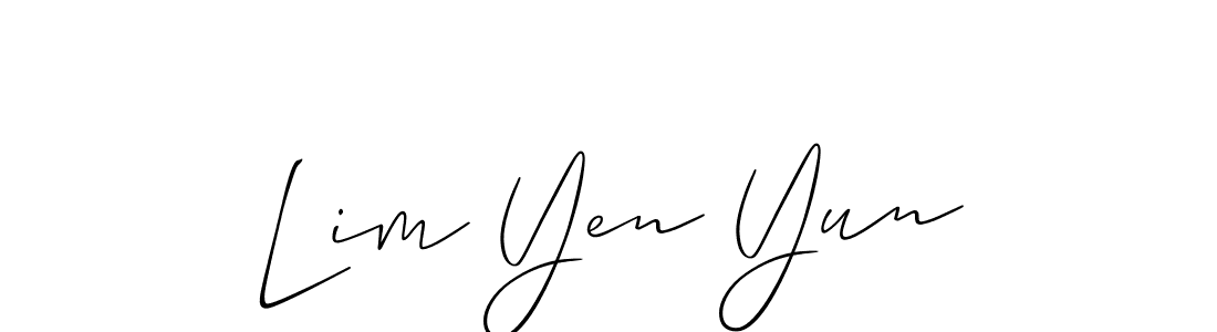 Make a beautiful signature design for name Lim Yen Yun. Use this online signature maker to create a handwritten signature for free. Lim Yen Yun signature style 2 images and pictures png