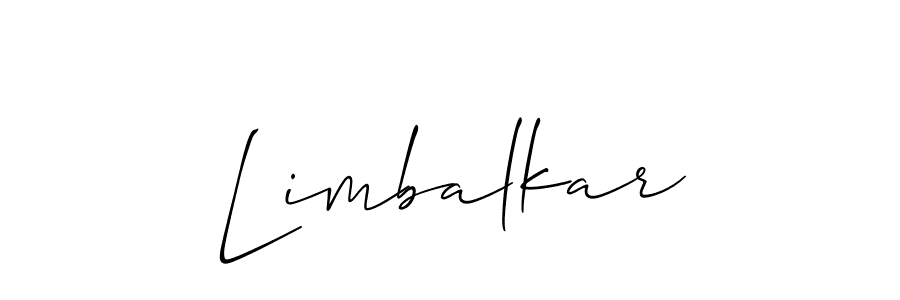 How to make Limbalkar signature? Allison_Script is a professional autograph style. Create handwritten signature for Limbalkar name. Limbalkar signature style 2 images and pictures png