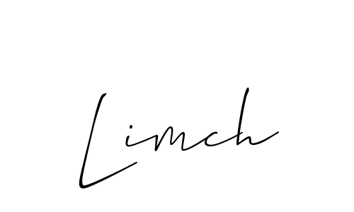 How to make Limch name signature. Use Allison_Script style for creating short signs online. This is the latest handwritten sign. Limch signature style 2 images and pictures png