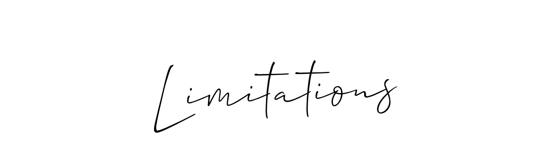 Best and Professional Signature Style for Limitations. Allison_Script Best Signature Style Collection. Limitations signature style 2 images and pictures png