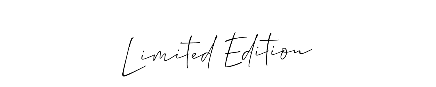 Once you've used our free online signature maker to create your best signature Allison_Script style, it's time to enjoy all of the benefits that Limited Edition name signing documents. Limited Edition signature style 2 images and pictures png