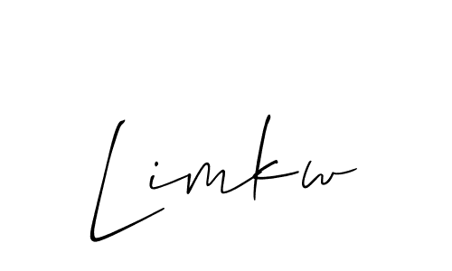 Similarly Allison_Script is the best handwritten signature design. Signature creator online .You can use it as an online autograph creator for name Limkw. Limkw signature style 2 images and pictures png