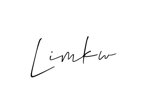 Also we have Limkw name is the best signature style. Create professional handwritten signature collection using Allison_Script autograph style. Limkw signature style 2 images and pictures png
