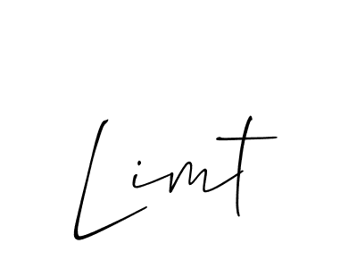 It looks lik you need a new signature style for name Limt. Design unique handwritten (Allison_Script) signature with our free signature maker in just a few clicks. Limt signature style 2 images and pictures png