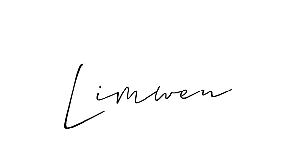 How to make Limwen name signature. Use Allison_Script style for creating short signs online. This is the latest handwritten sign. Limwen signature style 2 images and pictures png
