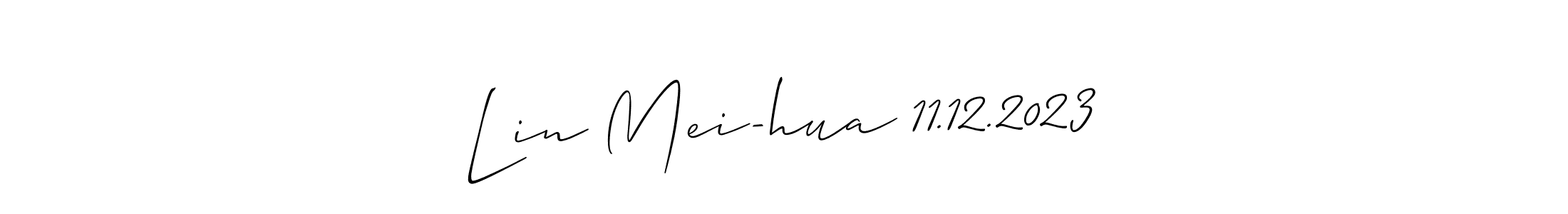 Here are the top 10 professional signature styles for the name Lin Mei-hua 11.12.2023. These are the best autograph styles you can use for your name. Lin Mei-hua 11.12.2023 signature style 2 images and pictures png