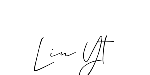 Check out images of Autograph of Lin Yt name. Actor Lin Yt Signature Style. Allison_Script is a professional sign style online. Lin Yt signature style 2 images and pictures png