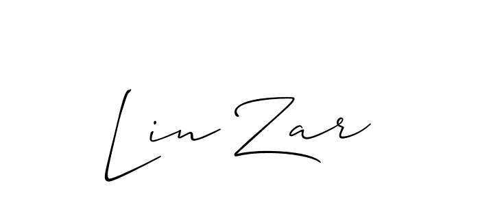 Make a beautiful signature design for name Lin Zar. Use this online signature maker to create a handwritten signature for free. Lin Zar signature style 2 images and pictures png