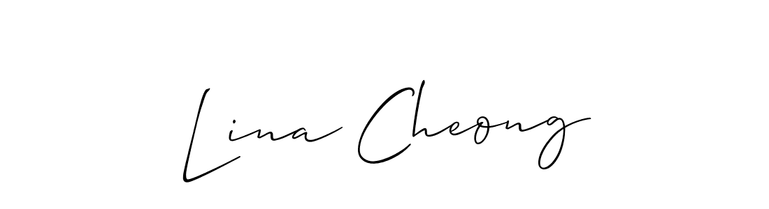 Once you've used our free online signature maker to create your best signature Allison_Script style, it's time to enjoy all of the benefits that Lina Cheong name signing documents. Lina Cheong signature style 2 images and pictures png