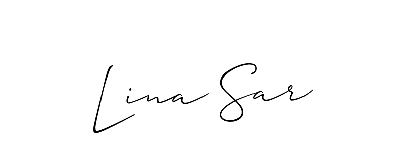 Check out images of Autograph of Lina Sar name. Actor Lina Sar Signature Style. Allison_Script is a professional sign style online. Lina Sar signature style 2 images and pictures png