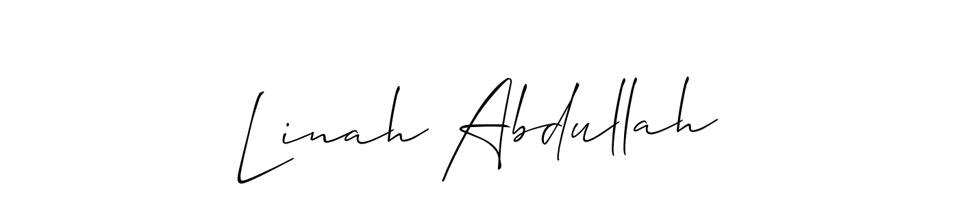 Check out images of Autograph of Linah Abdullah name. Actor Linah Abdullah Signature Style. Allison_Script is a professional sign style online. Linah Abdullah signature style 2 images and pictures png
