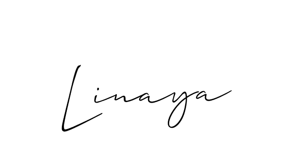 Make a beautiful signature design for name Linaya. Use this online signature maker to create a handwritten signature for free. Linaya signature style 2 images and pictures png