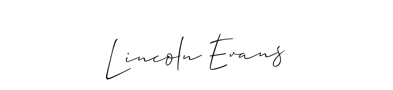 if you are searching for the best signature style for your name Lincoln Evans. so please give up your signature search. here we have designed multiple signature styles  using Allison_Script. Lincoln Evans signature style 2 images and pictures png