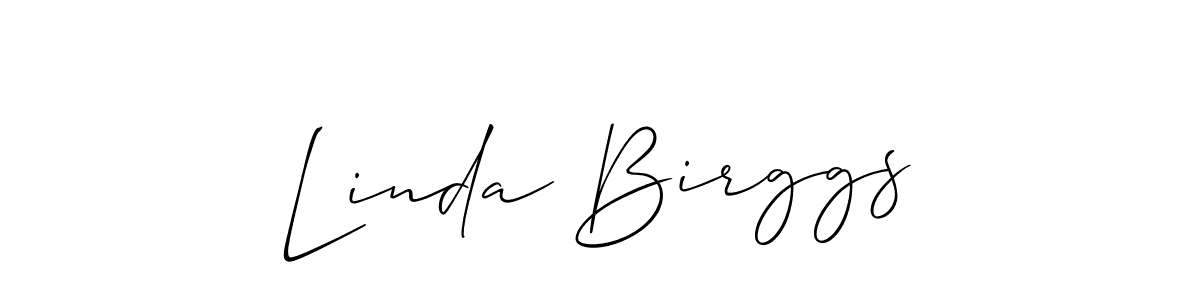 How to Draw Linda Birggs signature style? Allison_Script is a latest design signature styles for name Linda Birggs. Linda Birggs signature style 2 images and pictures png