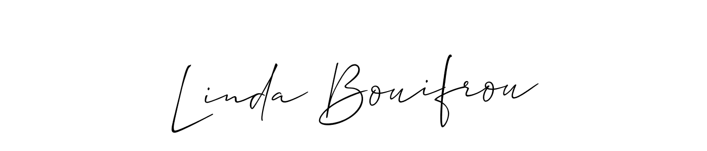Make a beautiful signature design for name Linda Bouifrou. Use this online signature maker to create a handwritten signature for free. Linda Bouifrou signature style 2 images and pictures png