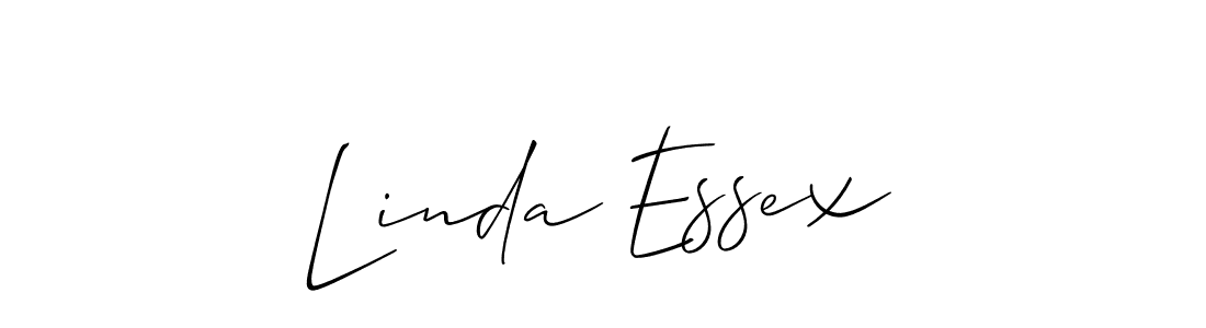 Design your own signature with our free online signature maker. With this signature software, you can create a handwritten (Allison_Script) signature for name Linda Essex. Linda Essex signature style 2 images and pictures png
