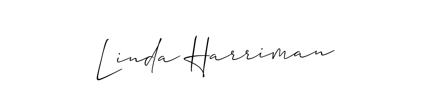 See photos of Linda Harriman official signature by Spectra . Check more albums & portfolios. Read reviews & check more about Allison_Script font. Linda Harriman signature style 2 images and pictures png