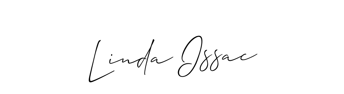 This is the best signature style for the Linda Issac name. Also you like these signature font (Allison_Script). Mix name signature. Linda Issac signature style 2 images and pictures png
