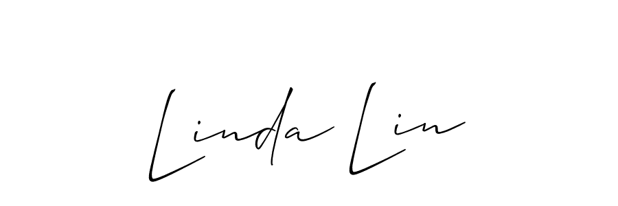 Create a beautiful signature design for name Linda Lin. With this signature (Allison_Script) fonts, you can make a handwritten signature for free. Linda Lin signature style 2 images and pictures png