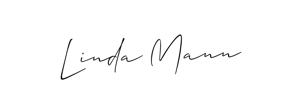 if you are searching for the best signature style for your name Linda Mann. so please give up your signature search. here we have designed multiple signature styles  using Allison_Script. Linda Mann signature style 2 images and pictures png