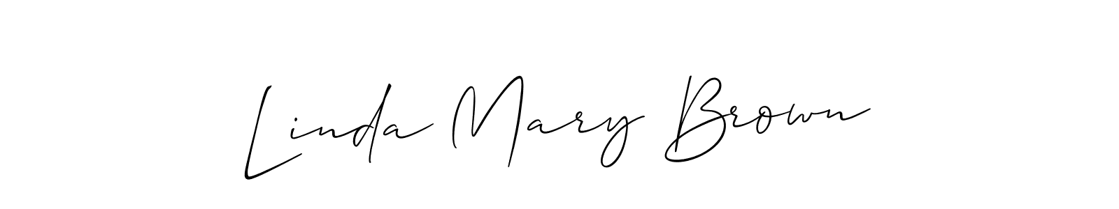 Once you've used our free online signature maker to create your best signature Allison_Script style, it's time to enjoy all of the benefits that Linda Mary Brown name signing documents. Linda Mary Brown signature style 2 images and pictures png